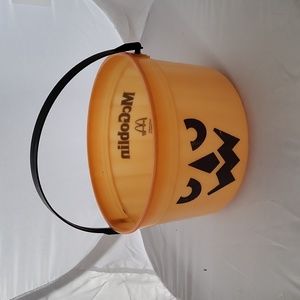 McDonald's Halloween Happy Meal McGoblin Pumpkin Bucket 1986